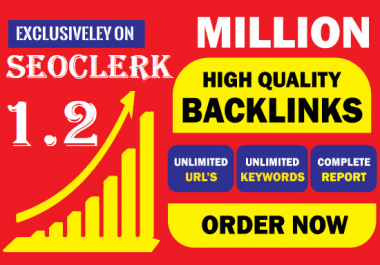 Do 1.5 million high authority Dofollow SEO Backlink for your websites