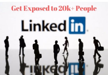 Promote You Or Your Posts On My 23k Linkedin Profile
