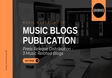 Music Press Release Publication on 3 Music Blogs