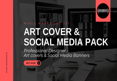 Creation of Original Art Cover & Social Banners for your Music
