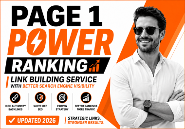 Page 1 Power Ranking Link Building Service with Better Search Engine Visibility