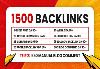 Rank - 1500 Authority Contextual PBNs,  GUEST POST,  Blog Comments,  Sidebar for Google Ranking