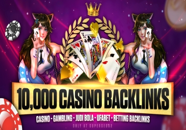 2023 Latest Update 10,000 Powerfull All-In One Casino,  Gambling,  Judi Bola, ufabet,  Backlinks