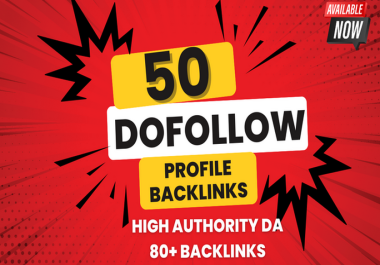 50 High Authority TOP CLASS Profile Backlinks Manual & White Hat SEO
