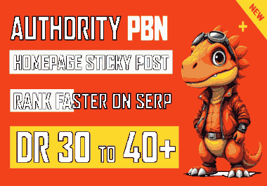 GET All 100 Powerful DR50+ Homepage Sticky PBNs Backlinks Fast Ranking on Google