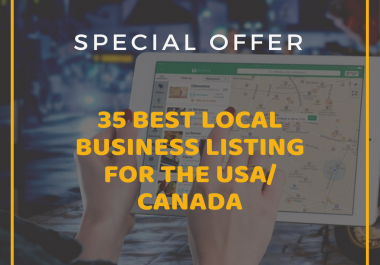 I Will do Quality 35 Local Business Listing Manually