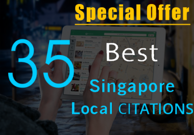 Top 35 Singapore Citation Sites Manually