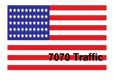 Provide 7070 organic USA traffic