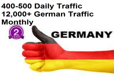 Daily Germany traffic up to more than 12000 a month