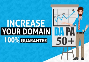 I will increase domain authority moz da 40 plus