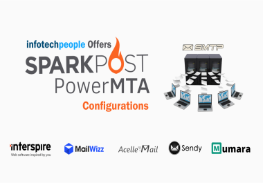 Install and configure PowerMTA SMTP with Mailwizz,  Interspire,  Acelle,  Sendy or Mumara EMA