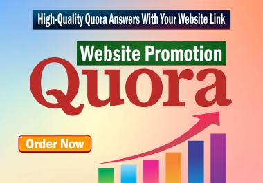 50 SEO Optimized Quora Answers With Backlinks