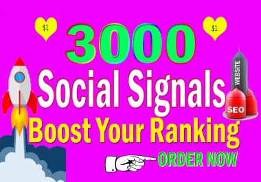 Provide 3000 Real & Permanent Website Mixer SEO Social Signals