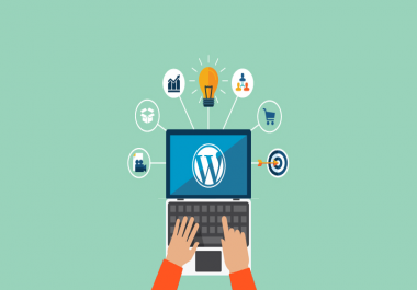 Your own website in wordpress with your own template choice