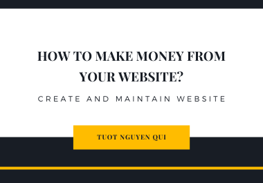 I Will Create a Great Website for You To Make Money Online