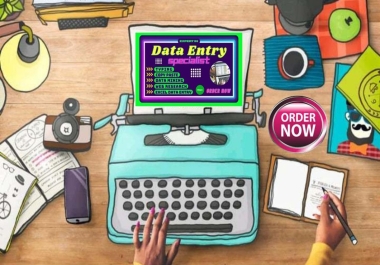 I will do any Data Entry,  Copy Past and Typing job