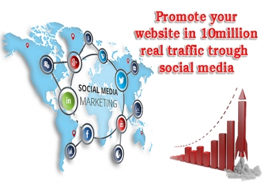 Promote your website in 10 million real traffic