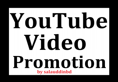 Safe Social Media YouTube Video Promotion Marketing Super Fast