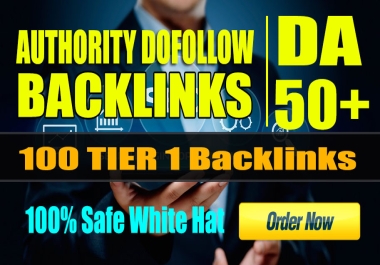 Boost Your Rankings with 100 Tier1 Dofollow SEO Backlinks