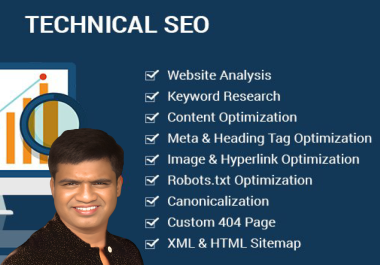 Technical SEO and on page optimization your website fast ranking
