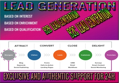 I will truly do lead generation and prospect list for you