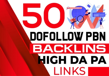 Buy 2 Get 1 free Do 50 Homepage PBN Links On DA50+ TF20+ Unique Domains