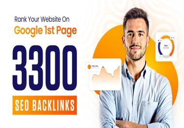 Get 3,300 SEO Backlinks for Higher Google Rankings Advanced Multi-Tier SEO Backlinks Package