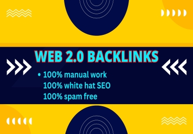 I will create 40 Do follow Web 2.0 Backlinks