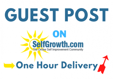 Guest Post on Selfgrowth to Boost Your Ranking
