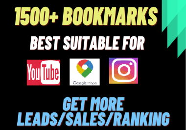 1500+ Bookmarks - Influence your SEO strategy with this powerful add-on