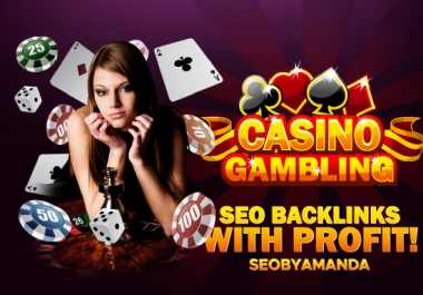 Ranked Your CASINO/GAMBLING/POKER/SLOT on Google with 1300 TOP SEO Backlinks