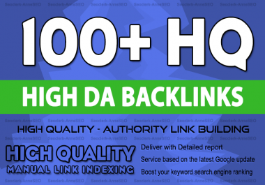 100 Manual SEO High PR Dofollow Backlinks