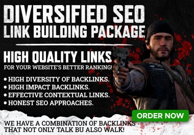 DIVERSIFIED - SEO LINK BUILDING SEO PACKAGE