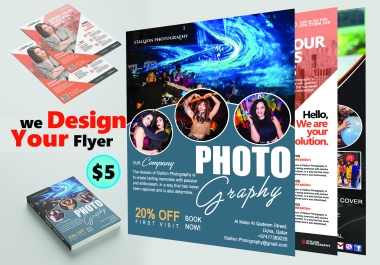 Design your flyer,  Facebook,  Youtube Banner