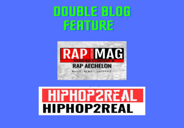 I will feature your article on 2 high da music blogs