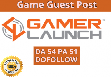 do seo guest post on gamelaunch game blog