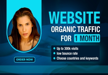 60.000 ORGANIC VISITS with your preferred keywords for ONE MONTH