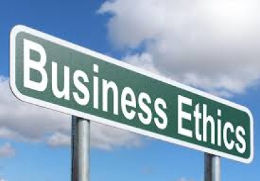 Business ethics tutorial course