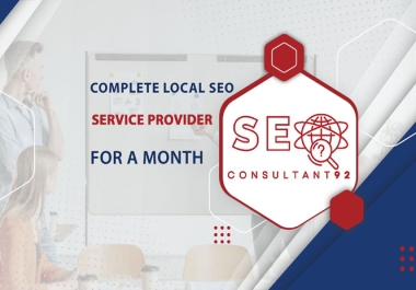 I will be your complete local SEO service provider for a month