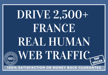 Drive 10,000 FRANCE Real Human Web Traffic for 30 Days
