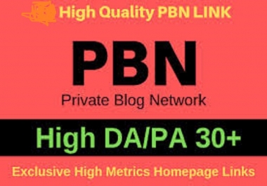I will provide you 10 high authority pbn backlinks da pa 30+ for seo result