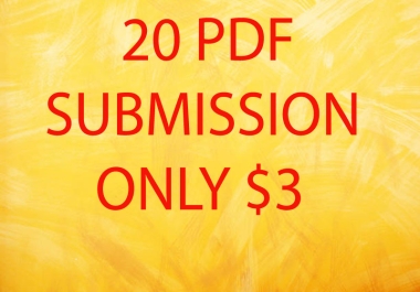 do pdf submission to top 20 doc sharing sites