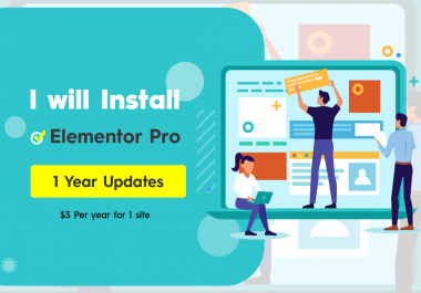 Install Elementor pro and Ultimate Addons for Elementor on your Wordpress site with Official License
