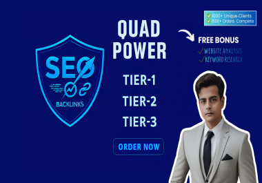 Get Rank Top with Quad Power SEO Link Building