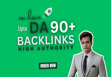 DA-90 Game changer link building manually off page seo backlinks