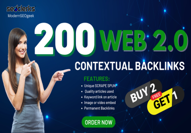 Web 2.0 contextual seo backlinks,  manual link building work