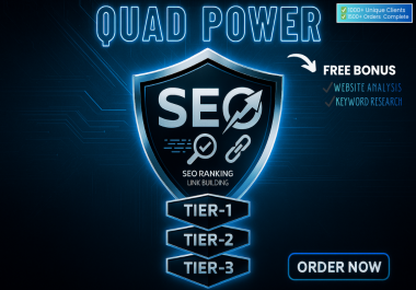 Get Rank Top with Quad Power SEO Link Building