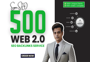 High quality web 2.0 article SEO backlinks