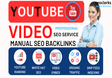 YouTube video ranking with off page seo backlinks