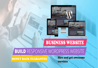 I will build a professional WordPress business website